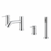 Змішувач для ванни Vema Maira на борт ванни з ручним душем хром V27150B0010