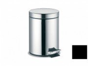 Ведро для мусора Ibb Grand Hotel 5 л с педалью черный матовый GH66NEO