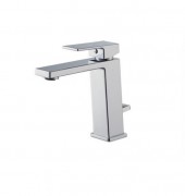 Змішувач для раковини Vema Lys з донним клапаном хром V25010B0010