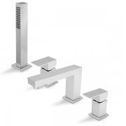 Смеситель на борт Vema Tamesis с ручным душем хром V02150B0010