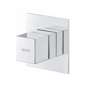 Переключатель режимов Vema Wellness скрытого монтажа на 3 потребителя хром V25120B0010