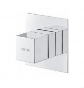 Перемикач режимів Vema Wellness прихованого монтажу на 3 споживача хром V25120B0010