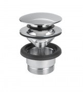 Донний клапан для раковин без переливу Vema Vema хром P000400B0010