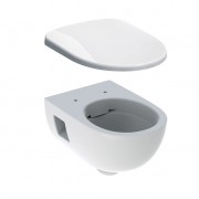 Унитаз подвесной Geberit Selnova 36х53 см с сидением с крышкой Soft-Close белый 501.545.01.1+500.335.01.1