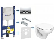 Унітаз Kolo Idol з сидінням інсталяцією Geberit Duofix і змивний клавішею Delta 50 M1310000U+458.168.21.1