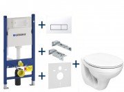 Унітаз Kolo Idol з сидінням інсталяцією Geberit Duofix і змивний клавішею Delta 51 M1310000U+458.178.11.1