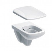 Унітаз підвісний Geberit Selnova Square 35х53 см з сидінням з кришкою Soft-Close білий 500.275.01.1+500.336.01.1