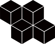 Мозаїка Paradyz Uniwersalna Mozaika Prasowana Nero Romb Hexagon 20,4х23,8 см M-P-204X238-1-UNIW.NEROHE