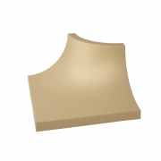 Уголок Paradyz Gamma Bezowa Ksztaltka C матовый 3х4 см K---030X040-1-GAMA.BEC-M