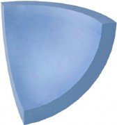 Куточок Paradyz Gamma Niebieska Ksztaltka D матовий 3х3 см K---030X030-1-GAMA.NID-M