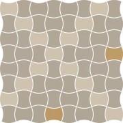 Мозаїка Paradyz Modernizm Bianco Prasowana K.3,6X4,4 Mix D 30,86x30,86 см M-P-309X309-1-MODM.BIMXD