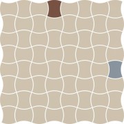 Мозаїка Paradyz Modernizm Bianco Prasowana K.3,6X4,4 Mix A 30,86x30,86 см M-P-309X309-1-MODM.BIMXA