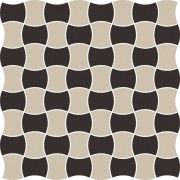 Мозаика Paradyz Modernizm Nero Prasowana K.3,6X4,4 Mix C 30,86x30,86 см M-P-309X309-1-MODM.NEMXC