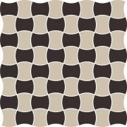 Мозаїка Paradyz Modernizm Nero Prasowana K.3,6X4,4 Mix C 30,86x30,86 см M-P-309X309-1-MODM.NEMXC