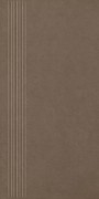Ступень Paradyz Intero Brown Stopnica Prasowana Mat. 29,8X59,8 см Q-R-298X598-1-INTE.BR--SP