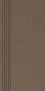Сходинка Paradyz Intero Brown Stopnica Prosta Nacinana Mat. 29,8X59,8 см QN--298X598-1-INTE.BRSP-M