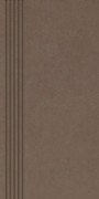 Сходинка Paradyz Intero Brown Stopnica Prosta Nacinana Mat. 29,8X59,8 см QN--298X598-1-INTE.BRSP-M
