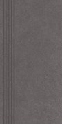 Ступень Paradyz Intero Grafit Stopnica Prosta Nacinana Mat. 29,8X59,8 см QN--298X598-1-INTE.GTSP-M