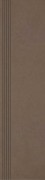 Ступень Paradyz Intero Brown Stopnica Prosta Nacinana Mat. 29,8X119,8 см QN--0,3X1,2-1-INTE.BRSP-M