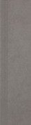 Сходинка Paradyz Intero Grys Stopnica Prosta Nacinana Mat. 29,8X119,8 см QN--0,3X1,2-1-INTE.GRSP-M