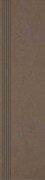 Сходинка Paradyz Intero Brown Stopnica Prosta Nacinana Mat. 29,8X119,8 см QN--0,3X1,2-1-INTE.BRSP-M