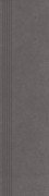 Сходинка Paradyz Intero Grafit Stopnica Prosta Nacinana Mat. 29,8X119,8 см QN--0,3X1,2-1-INTE.GTSPM2