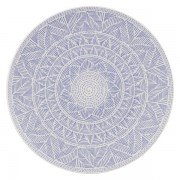 Tарелка без краев Villeroy & Boch Algo Blue 25см голубой 16-4057-2630