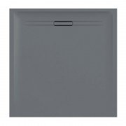 Душовий піддон Geberit Sestra 90х90 см структура сланцю сірий 550.260.00.2