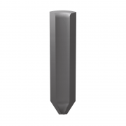 Профіль Paradyz Bazo Nero Profil Wewnetrzny Monokolor Ostry 3х10 см K---030X100-1-BAZO.NEUNWO