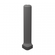 Профіль Paradyz Bazo Nero Profil Zewnetrzny Monokolor Mat. 3х10 см K---030X100-1-BAZO.NEUNPZ