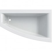 Ванна акрилова Geberit Selnova Square 160x100 випуск зліва з ніжками білий 554.290.01.1