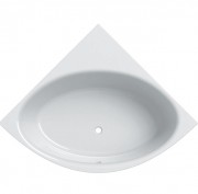 Ванна акриловая Geberit Selnova угловая 135x135 с ножками белый 554.287.01.1