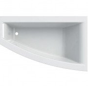 Ванна акриловая Geberit Selnova Square 160x100 выпуск слева с ножками белый 554.290.01.1