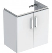 Тумба под раковину Geberit Selnova Compact 59,7х39,7 см МДФ белый 501.658.01.1