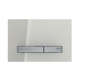 Кнопка смыва для унитаза Geberit Sigma50 двойной смыв песочно-серый/хром 115.788.JL.2