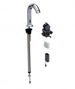 Змішувач для раковини Geberit Piave електронний з термостатом харчування від батареї хром 116.188.21.1