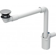 Сифон для раковини Geberit пластик/метал хром 152.084.21.1