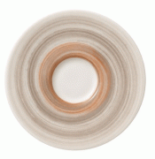 Блюдце Villeroy & Boch Amarah Taupe 12см слонова кістка-червоний 16-4021-1430