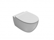Унітаз підвісний беободковий Globo 4ALL 54x36 Senzabrida білий MDS03BI