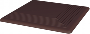 Cтупень угловая Paradyz Natural Brown Stopnica Narozna 30х30 см Z---300X300-1-NATU.BRSN-S