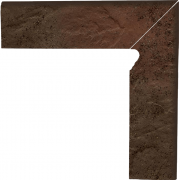 Плинтус Paradyz Semir Brown Cokol 2 El.-Prawy 8,1X30 см Z---081X300-1-SEMI.BRPR-C