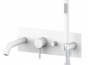 Змішувач для ванни Paffoni Light білий матовий LIG 001 BO