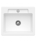 Мийка для кухні Villeroy & Boch Siluet 60 S 60х51 см кераміка white alpin 334601R1