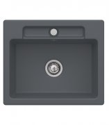 Мойка для кухни Villeroy & Boch Siluet 60 S 60х51 см керамика graphite 334601i4