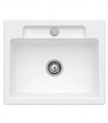Мийка для кухні Villeroy & Boch Siluet 60 S 60х51 см кераміка stone white 334601RW