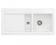 Мийка для кухні Villeroy & Boch Subway 60 100х51 см чаша справа кераміка stone white 671201RW