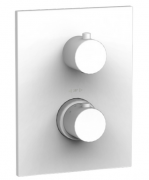 Смеситель для душа на 2 потребителя белый матовый Paffoni Light LIQ 518 BO/M