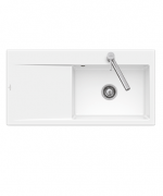 Мийка для кухні Villeroy & Boch Subway Style 60 100х51 см чаша зліва кераміка stone white 336202RW