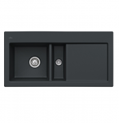 Мойка для кухни Villeroy & Boch Subway 60 100х51 см чаша слева керамика ebony 677001S5