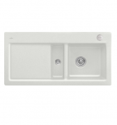Мийка для кухні Villeroy & Boch Subway 60 100х51 см чаша справа кераміка steam 671202SM